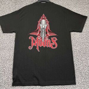 Moons Motorcycle Culture Shirt Men Large Black Short Sleeve Crew Neck New L